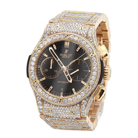 hublot diamond watch gold|Hublot diamond bezel.